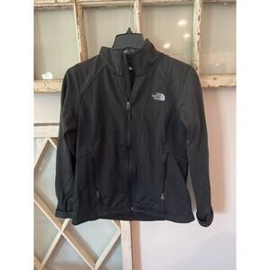The North Face size medium women’s black and charcoal gray jacket